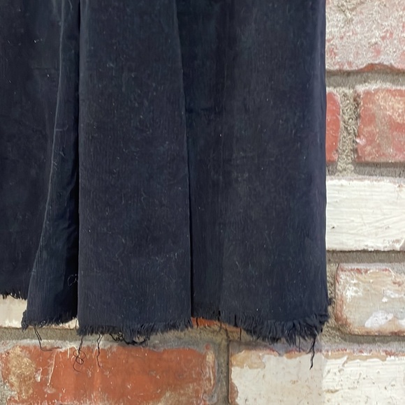 Show Me Your Mumu Black Corduroy Cam Cam Bells size xsmall /small, NEW w/o tags - Picture 5 of 7